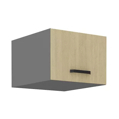 Felső mély szekrény csuklós ajtókkal MYRIAM - szélesség 60 cm, mintás / antracit