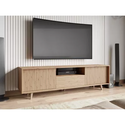 Széles TV-állvány PRESIDIO - artisan tölgyfa