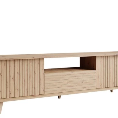 Széles TV-állvány PRESIDIO - artisan tölgyfa