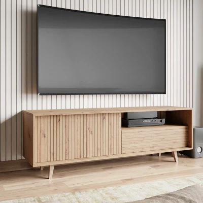 PRESIDIO TV állvány - artisan tölgyfa