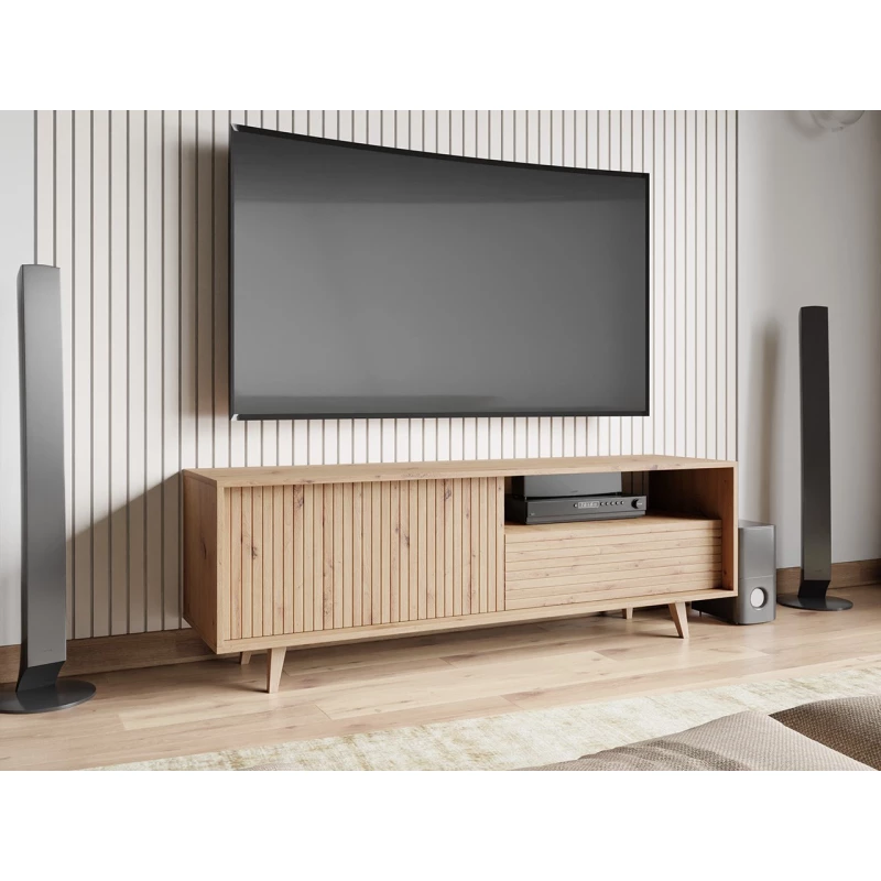 PRESIDIO TV állvány - artisan tölgyfa