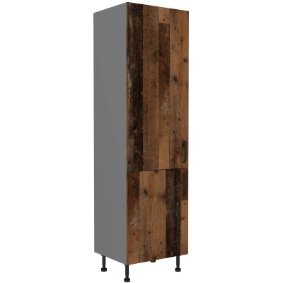 PENKA élelmiszerszekrény - szélesség 60 cm, régi stílusú / antracit