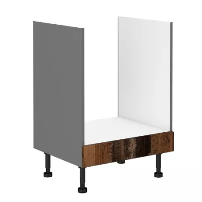 PENKA tűzhelyszekrény - szélesség 60 cm, régi stílusú / antracit