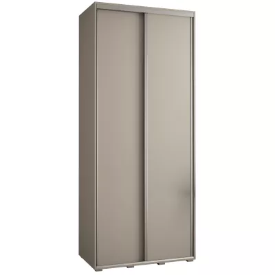 INDIRA 1 gardróbszekrény - 110/45 cm, kasmír / ezüst