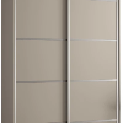 INDIRA 4 gardróbszekrény - 130/45 cm, kasmír / ezüst