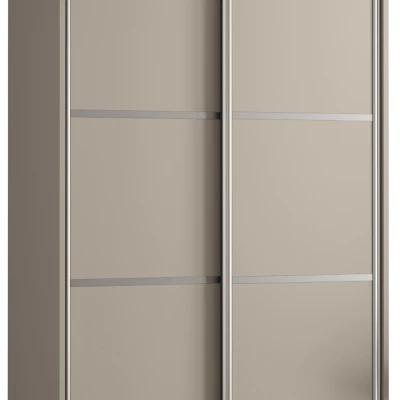 INDIRA 4 gardróbszekrény - 110/45 cm, kasmír / ezüst