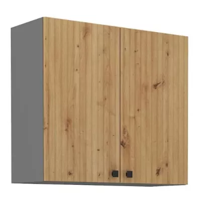 NOMIN felső konyhaszekrény - szélesség 80 cm, artisan tölgy / antracit