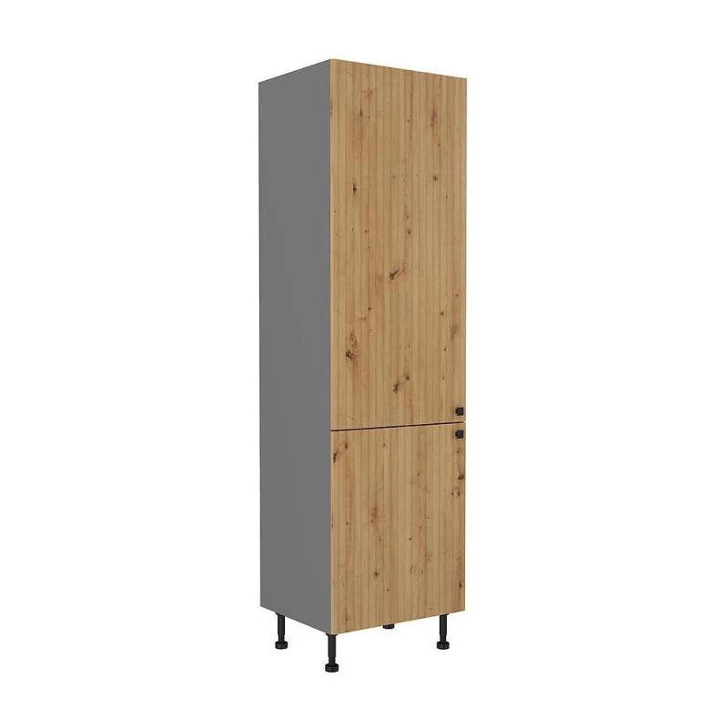 NOMIN beépített hűtőszekrény - szélesség 60 cm, artisan tölgy / antracit