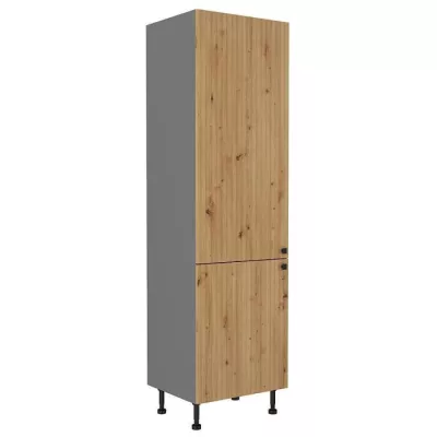 NOMIN beépített hűtőszekrény - szélesség 60 cm, artisan tölgy / antracit