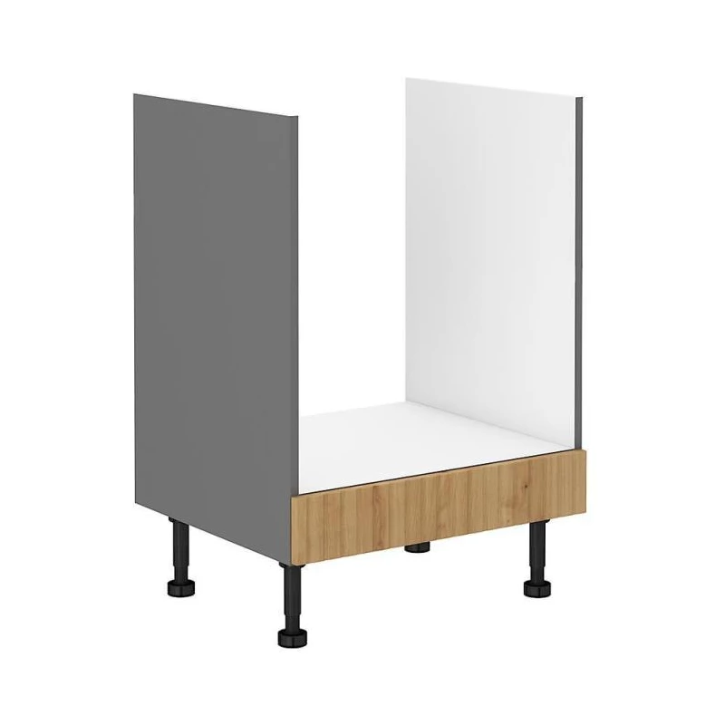 NOMIN tűzhelyszekrény - szélesség 60 cm, artisan tölgy / antracit