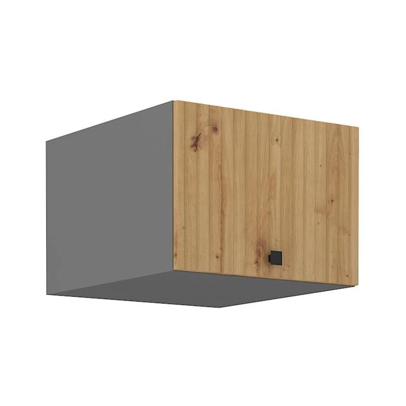 NOMIN felső szekrény csuklós ajtókkal - szélesség 50 cm, artisan tölgy / antracit