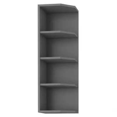 NOMIN magas sarokszekrény - szélesség 30 cm, antracit
