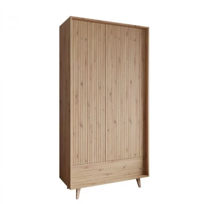 Keskeny gardróbszekrény 92 cm PRESIDIO - artisan tölgyfa