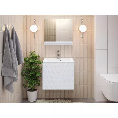 PRESTA 10 fürdőszoba szett - fehér + mosdó és szifon INGYEN