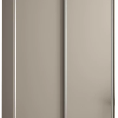 INDIRA 1 gardróbszekrény - 140/60 cm, kasmír / ezüst