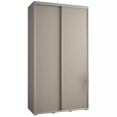 INDIRA 1 gardróbszekrény - 140/60 cm, kasmír / ezüst