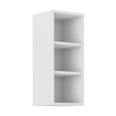 SABRYA felső nyitott szekrény - szélesség 30 cm, fehér