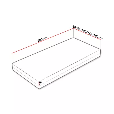 Kétoldalas matrac 180x200 CHERRYLE