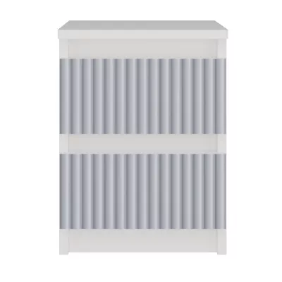 Gyerekszoba éjjeliszekrény DUSTER - fehér / kék