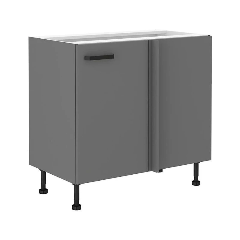 NELJA bővíthető sarokszekrény - szélesség 105 cm, antracit