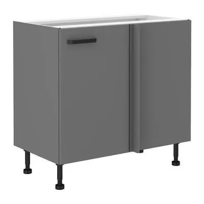 NELJA bővíthető sarokszekrény - szélesség 105 cm, antracit
