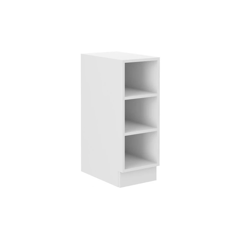 Alsó nyitott szekrény EDISA - szélesség 30 cm, fehér