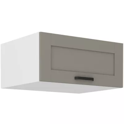 LAILI mély páraelszívó szekrény - szélesség 80 cm, világos szürke / fehér