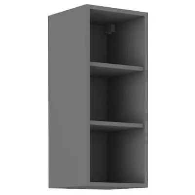 NELJA felső nyitott szekrény - szélesség 30 cm, antracit