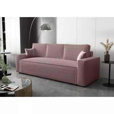 ARIANNA háromszemélyes kanapéágy - rózsaszín