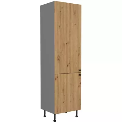NOMIN élelmiszerszekrény - szélesség 60 cm, artisan tölgy / antracit