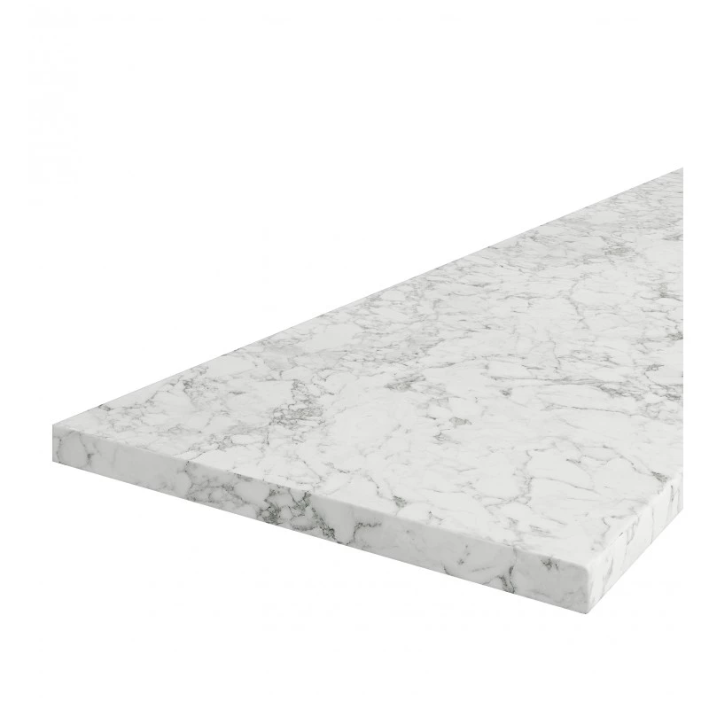 Konyhai munkalap JAIDA 4 - 150x120x3,8 cm, carara márvány