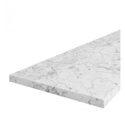 Konyhai munkalap JAIDA 4 - 100x120x3,8 cm, carara márvány