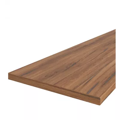 Konyhapult JAIDA 3 - 200x60x3,8 cm, sötét estana tölgy