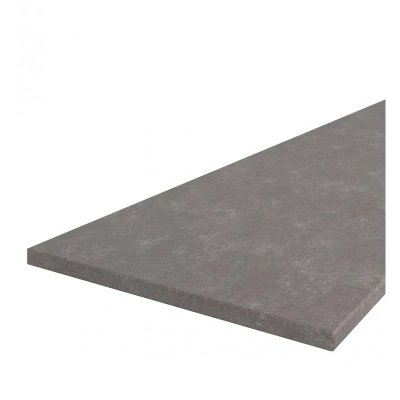 Konyhapult JAIDA 2 - 150x120x2,8 cm, metálbarna