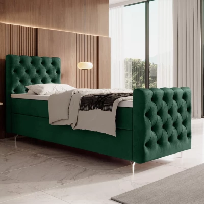 ADRIA PLUS kárpitozott ágy 80x200 - zöld