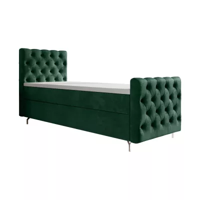 ADRIA PLUS kárpitozott ágy 90x200 - zöld