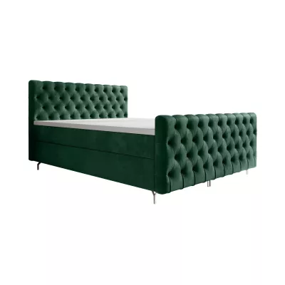 ADRIA PLUS kárpitozott ágy 180x200 tárolóhellyel - zöld