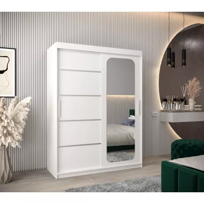DONICELA 3 tükrös szekrény - 150 cm, fehér