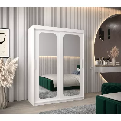 DONICELA 2 tükrös szekrény - 150 cm, fehér