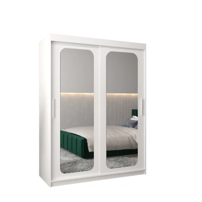 DONICELA 2 tükrös szekrény - 150 cm, fehér