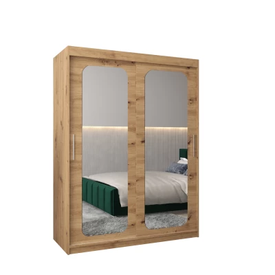 DONICELA 2 tükrös szekrény - 150 cm, artisan