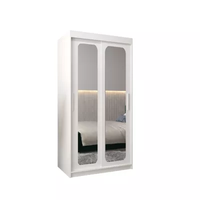DONICELA 2 tükrös szekrény - 100 cm, fehér