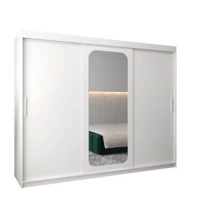 DONICELA 1 tükrös szekrény - 250 cm, fehér
