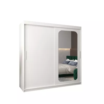 DONICELA 1 tükrös szekrény - 200 cm, fehér