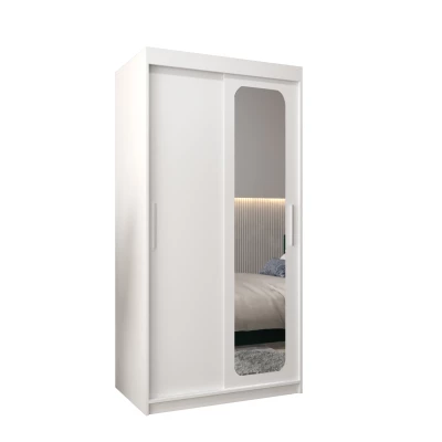 DONICELA 1 tükrös szekrény - 100 cm, fehér