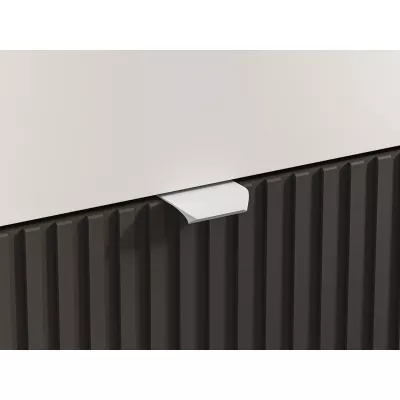 ARANA kombinált fiókos szekrény - fehér / castello tölgy / grafit
