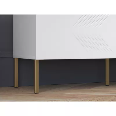 TV állvány ADELE 2 - fehér / arany
