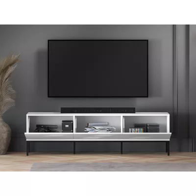 TV állvány ADELE 3 - fehér / fekete
