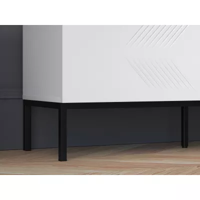 TV állvány ADELE 3 - fehér / fekete