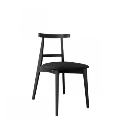 CIBOLO 5 kárpitozott konyhai szék - fekete 